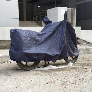 Navy Blue Bike Cover Waterproof & Dustproof - ওয়াটারপ্রুফ ও ডাস্টপ্রুফ বড় সাইজের কভার ​